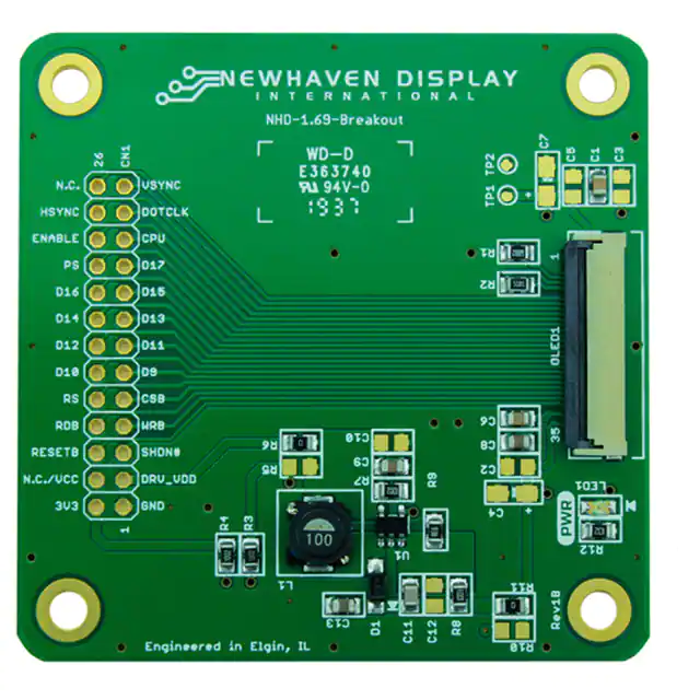 NHD-1.69-BREAKOUT Newhaven Display, Intl.