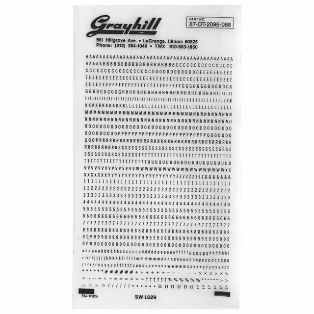 87-DT-2096-088 Grayhill Inc.